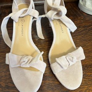 Chinese Laundry Rhonda dress sandals - rose suede, never worn!